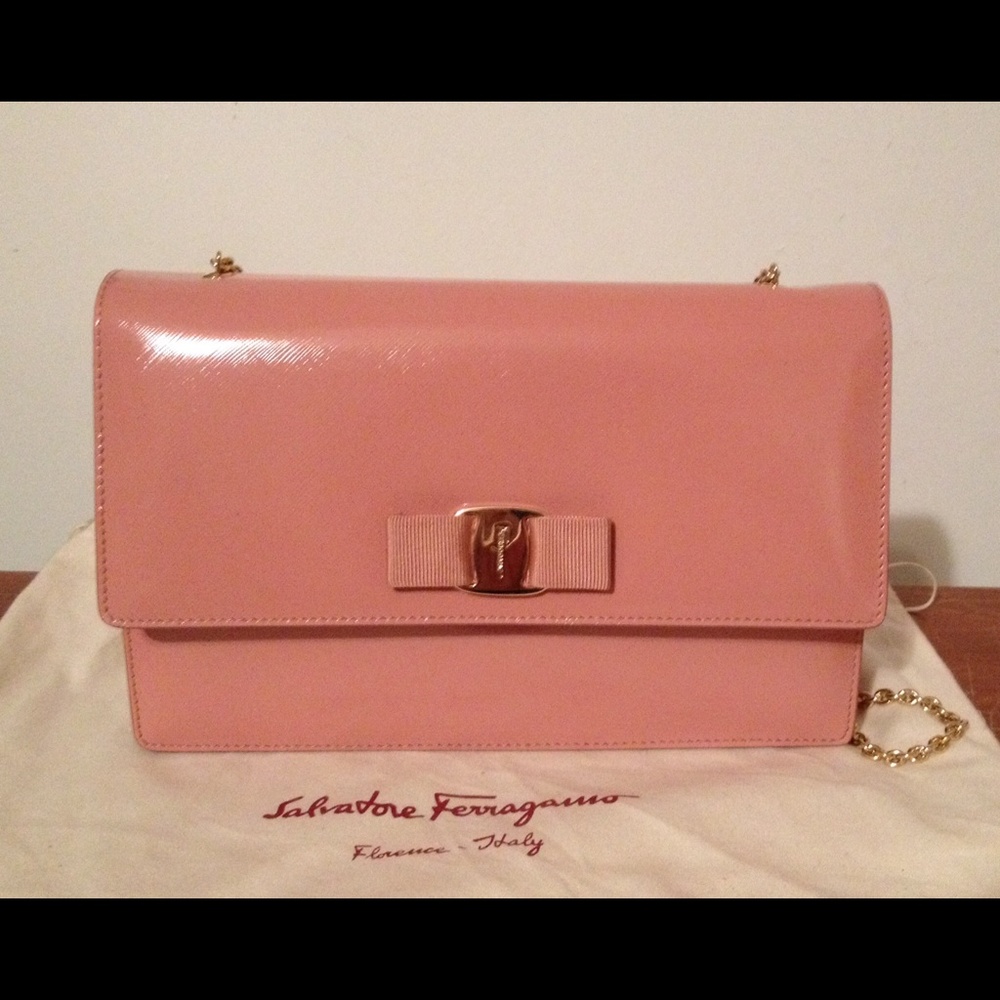 Salvatore Ferragamo Pink Bow Bag